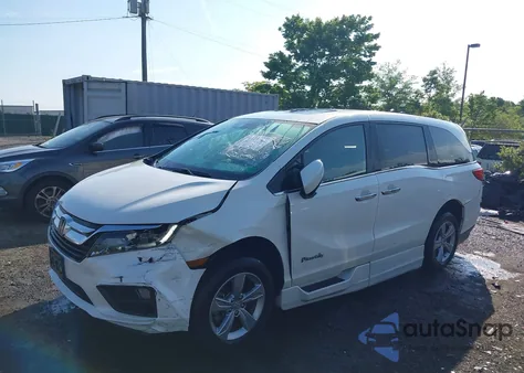 2019 Honda Odyssey Ex-L from USA, damaged, VIN 5FNRL6H70KB040327